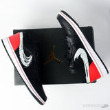 Air Jordan 1 Brushstroke Black - Photo 2
