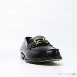 Versace Black Leather Metal Logo (Dot Perfect) - Photo 2