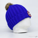 Canadian Blue Beanie With Pom Pom - Photo 2