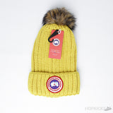 Canadian Yellow Beanie With Pom Pom - Photo 2