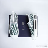 Dior And Shawn B23 Slip-On Logo Oblique Green - Photo 2