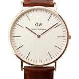 Brown Leather Watch [ PREMIUM MATERIALS] - Photo 1