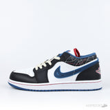 Air Jordan 1 Low SE Industrial Blue Sashiko - Photo 1