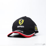 Ferrari Baseball Yellow Logo Black Cap - Photo 1