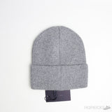 Prada Triangle logo Light Grey Beanie - Photo 2
