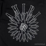 Amiri Rib Knit Crewneck Logo Graphic Printed T-Shirt - Photo 3