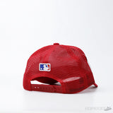 NY Baseball Trucker Red Cap - Photo 2