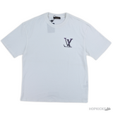 LV Flipped Monogram Embroidered Logo New T-Shirt (Imported Premium Finish) - Photo 1