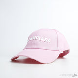 Bale*ciaga White Logo Pink Cap - Photo 1