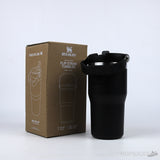 Classic Iceflow Flip Straw Tumbler Black (591mL) (Dot Perfect) - Photo 3