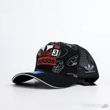 Adidas Logo Sneaker Print Trucker Cap - Photo 1
