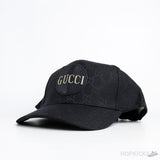 Gucci GG Canvas Baseball Black Cap - Photo 1