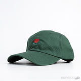 Rose Embroidered Logo Green Cap - Photo 1