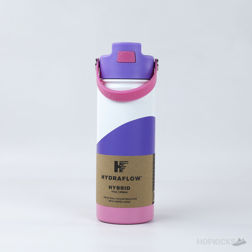 17-oz Color Block Hybrid Flipstraw Bottle Pink Berry