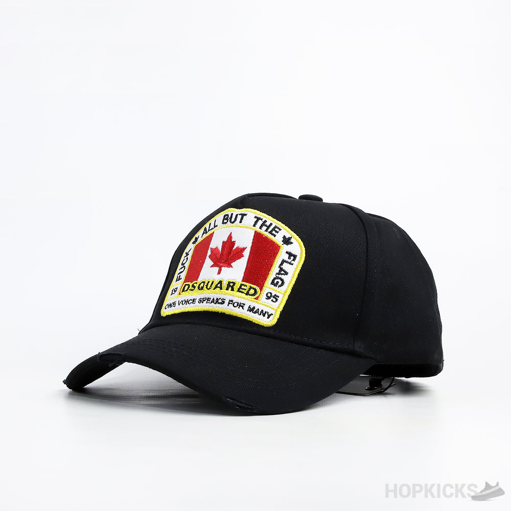 Dsquared2 Canadian Flag Black Baseball Cap