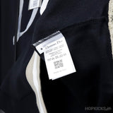Dior Logo Black Hoodie - Photo 4
