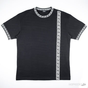 Fendi black t-shirt FF logo