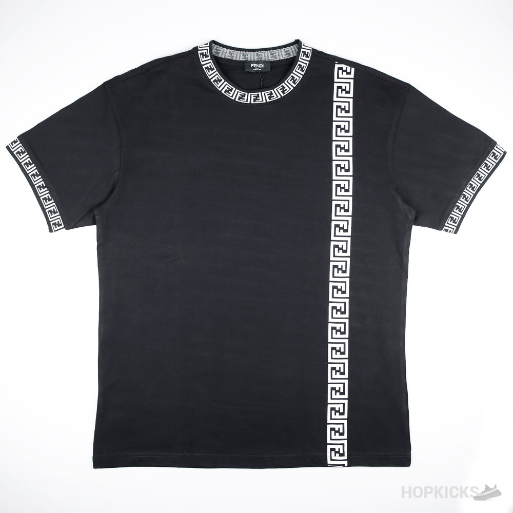 Fendi black t-shirt FF logo