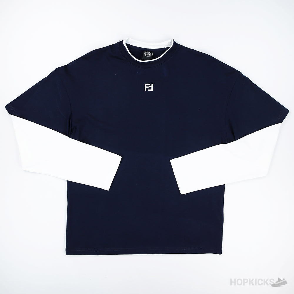 Fendi Blue Cotton T-shirt