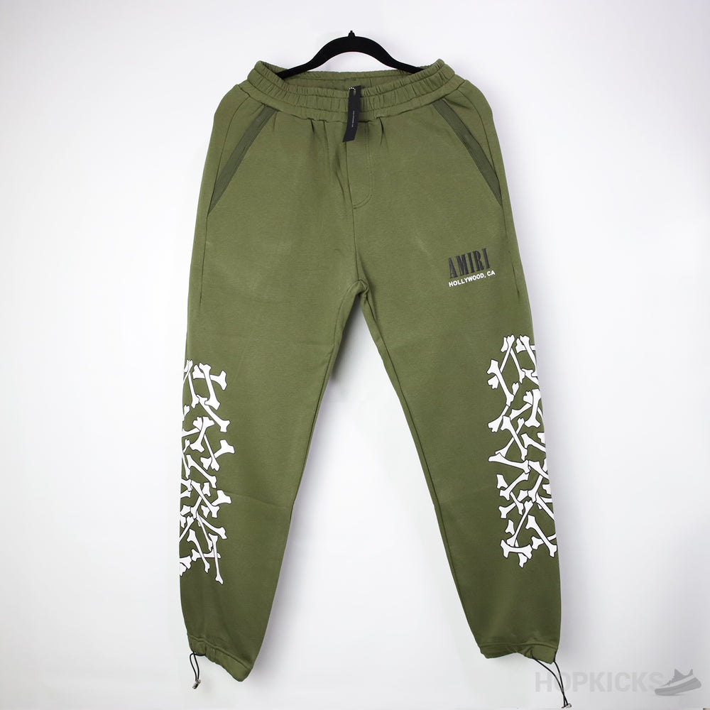 Amiri Bones Olive Sweatpants