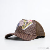 Lv Trucker Beige Cap - Photo 1