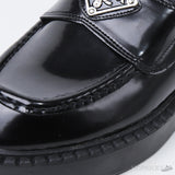 Prada 35mm Loafer Black Brushed Leather (Premium Plus Batch) (Slight Defect) - Photo 3