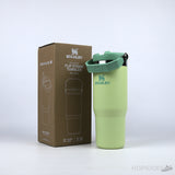 Classic Iceflow Flip Straw Tumbler Green (887mL) (Dot Perfect) - Photo 3