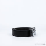 Hermes Silver H black Belt - Photo 2