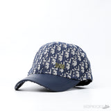 Dior Monogram Logo Navy Blue Cap - Photo 1