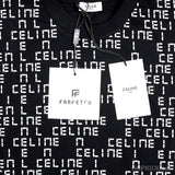 Celine Homme Men Logo Print Cotton T-Shirt - Photo 4