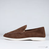 Loro Piana Summer Walk Loafers Suede Brown (1:1) - Photo 1
