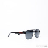 Prada Square Structure Top Bar Sunglasses Black Frame - Photo 2