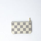 Louis Vuitton Key Pouch Damier Azur White Blue (Dot Perfect) - Photo 2