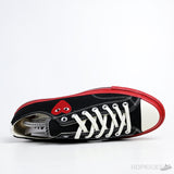 All-Star 70 Ox Comme des Garcons PLAY Black Red Midsole - Photo 7