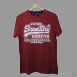 Super Dry Maroon T-shirt - Photo 1