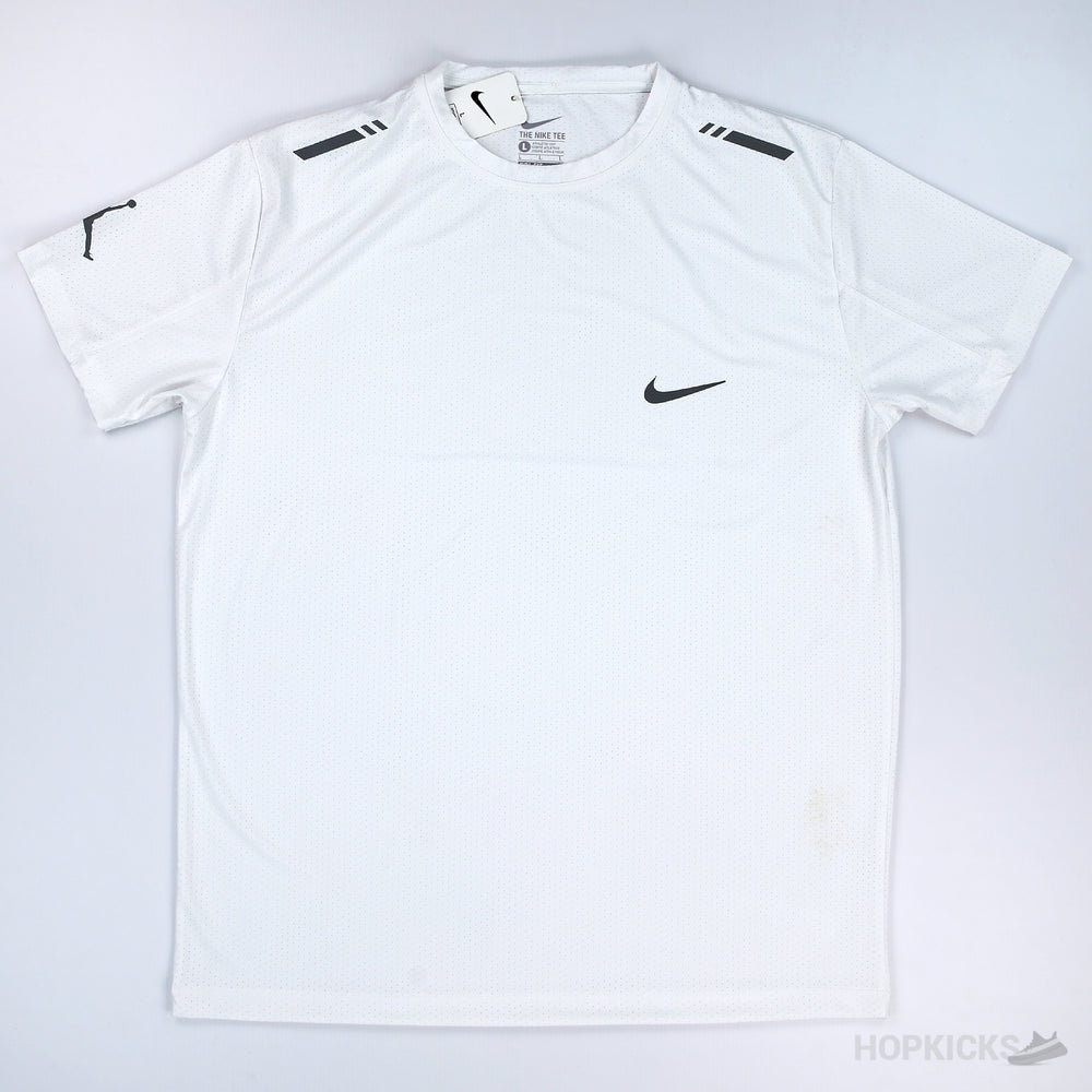 Nike White Dry-Fit Sports Shirt