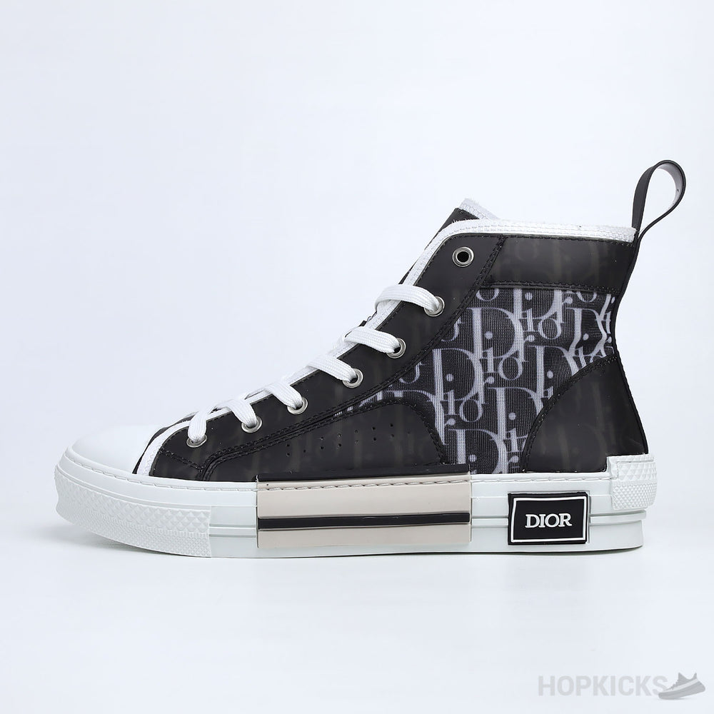 Dior B23 High Top Black White (Dot Perfect)