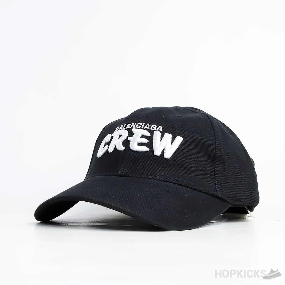 Bale*ciaga Crew Embroidered Logo Cap