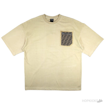 Fendi Beige Jersey T-shirt