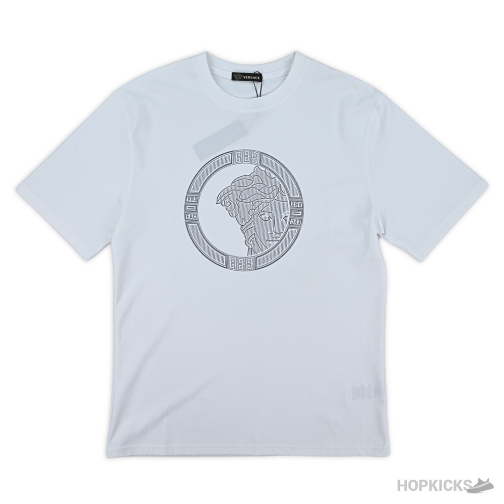 Versace Printed White T-Shirt (Imported Premium Finish)