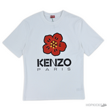 Kenzo Flower Printer White T-Shirt (Imported Premium Finish) - Photo 1