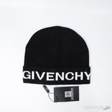 Givenchy Wool Split Logo Black Beanie - Photo 1