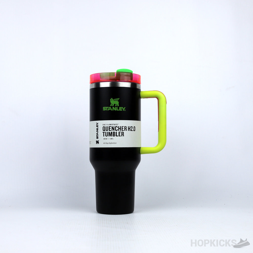 Quencher H2.0 Flowstate Tumbler Neon Black (1.18L) (Premium Batch)