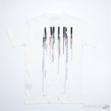 AMIRI Paint Drip White T-Shirt - Photo 2