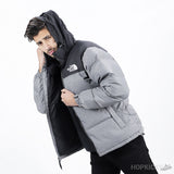 The North Face 1996 Retro Nuptse Jacket TNF Grey/ TNF Black (High-end Batch) - Photo 4