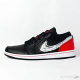 Air Jordan 1 Brushstroke Black - Photo 1