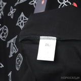 L*V Fancy Silver Monogram Printed T-Shirt - Photo 4