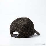 Louis Vuitton Embroidery Logo Baseball Brown Cap - Photo 2
