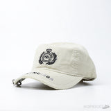 Balenciaga Logo Embroidered Beige Cap - Photo 1
