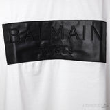 Balmain White Black T-Shirt - Photo 3